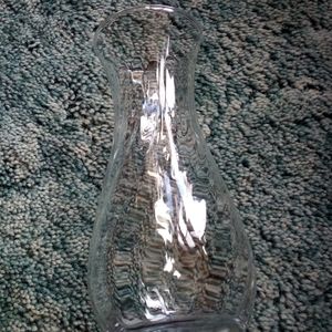 Clear Swirl Vase